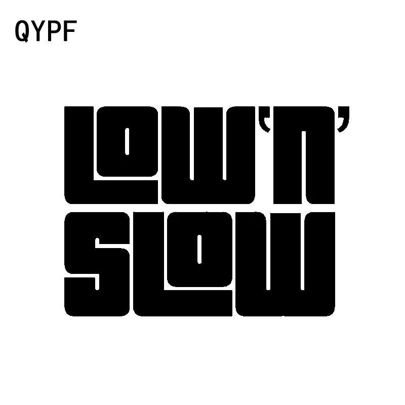 QYPF 15 1 см * 11 низкая и медленная творческая декоративная наклейка черная