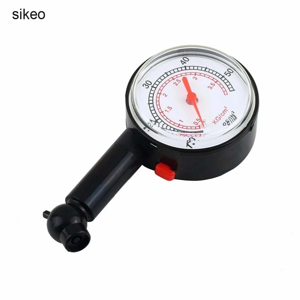 Автомобильный измеритель давления в шинах Sikeo надежного 0 50 psi Пластиковый