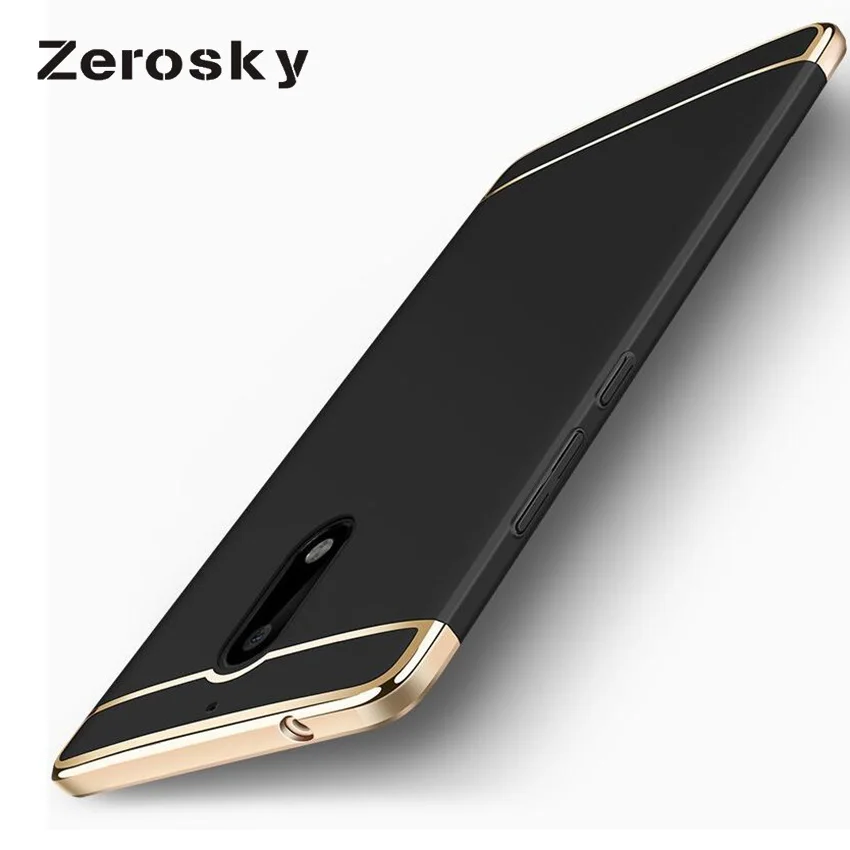 Мобильный телефон Zerosky чехол для Nokia 6 Роскошный Жесткий из поликарбоната с полным