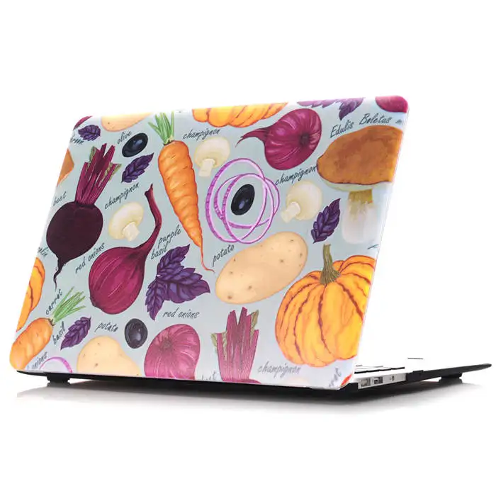 Новый цветной матовый чехол с мультяшным рисунком для Apple macbook Air Pro Retina 11 12 13 15