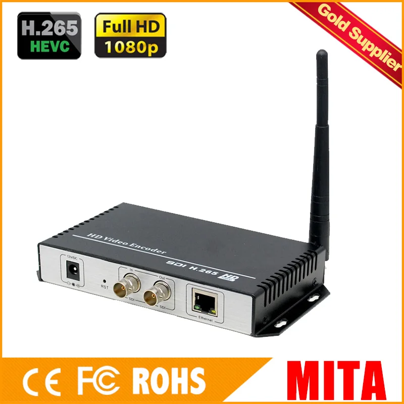 Беспроводной Wi-Fi HD SDI кодировщик H265 Wifi кодирование  RTMP для свадьбы