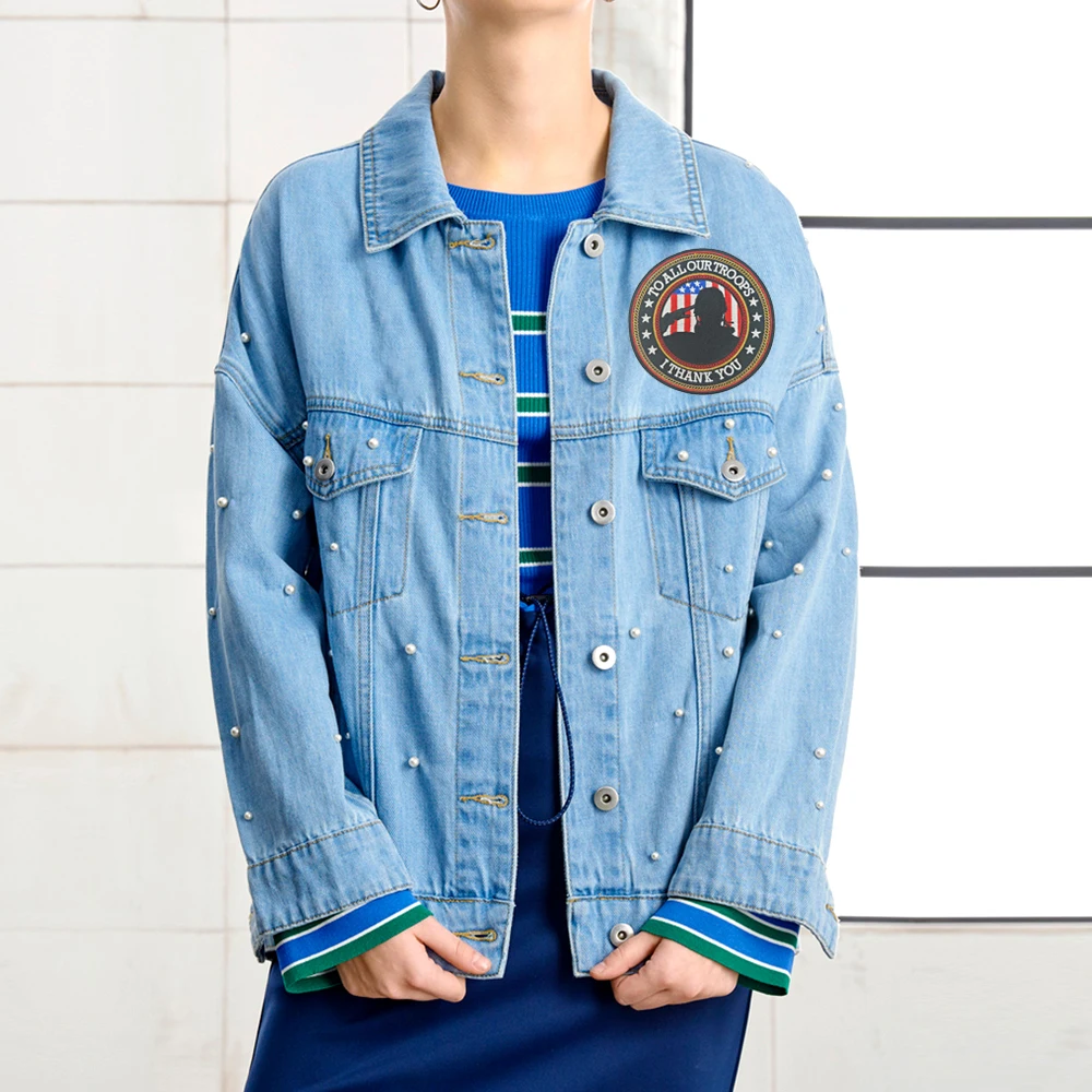 Американский солдат армейская утюговая нашивка жилет Байкерская для всадника