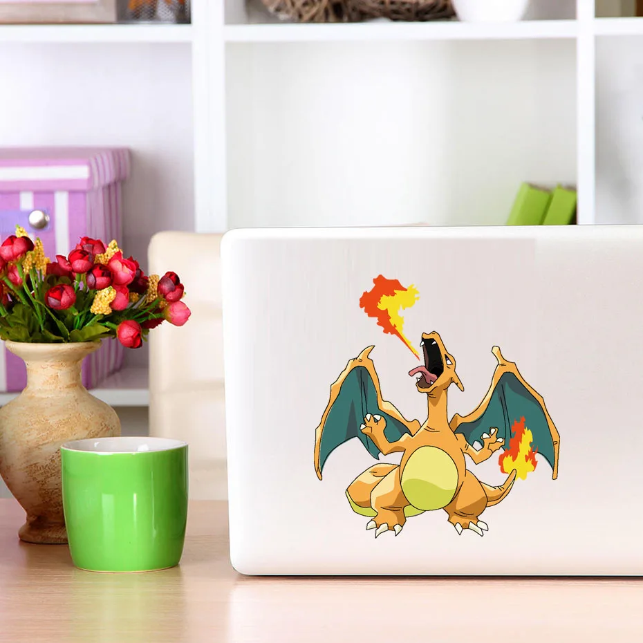 12 7 см * 13 6 Pokemon Charizard автомобильные мультипликационные наклейки креативный