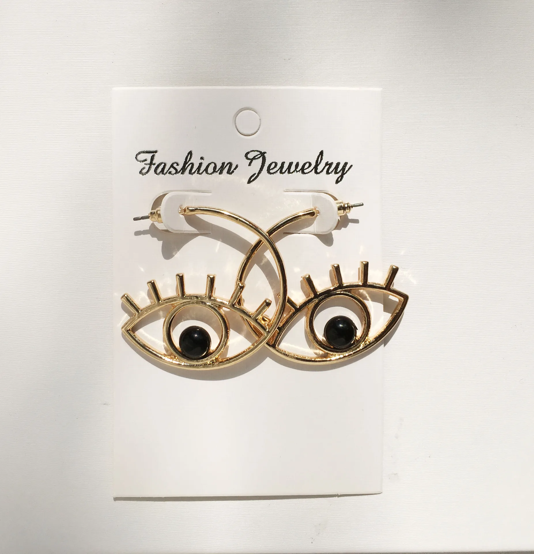 Europe &amp America Style Eyes Shape Earrings Personality Big Stud Women Fashion Jewelry Oorbellen Brincos Earring Gifts | Украшения и