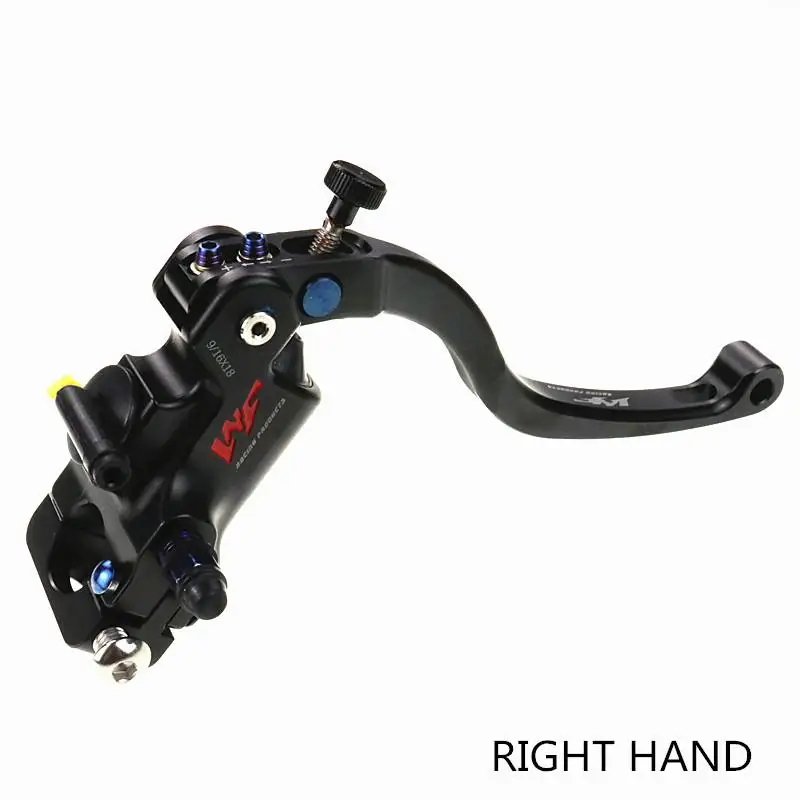 BLACK RIGHT HAND Motorcycle Brake Master Cylinder Brake Lever Pump Racing Quality 16x18mm Universal 7/8" For Honda Yamaha Kawasaki Suzuki Modify - Цвет: BLACK RIGHT HAND