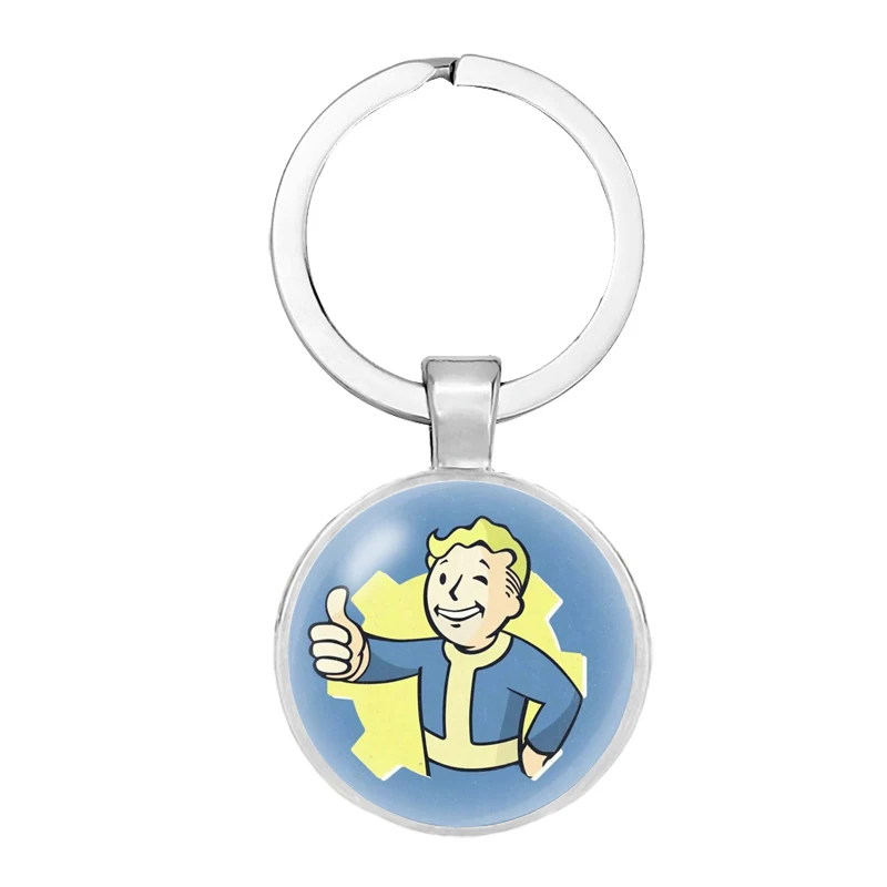 2018 Новый Fallout 4 vase брелок для мальчика ожерелье металлический подвеска фигурка