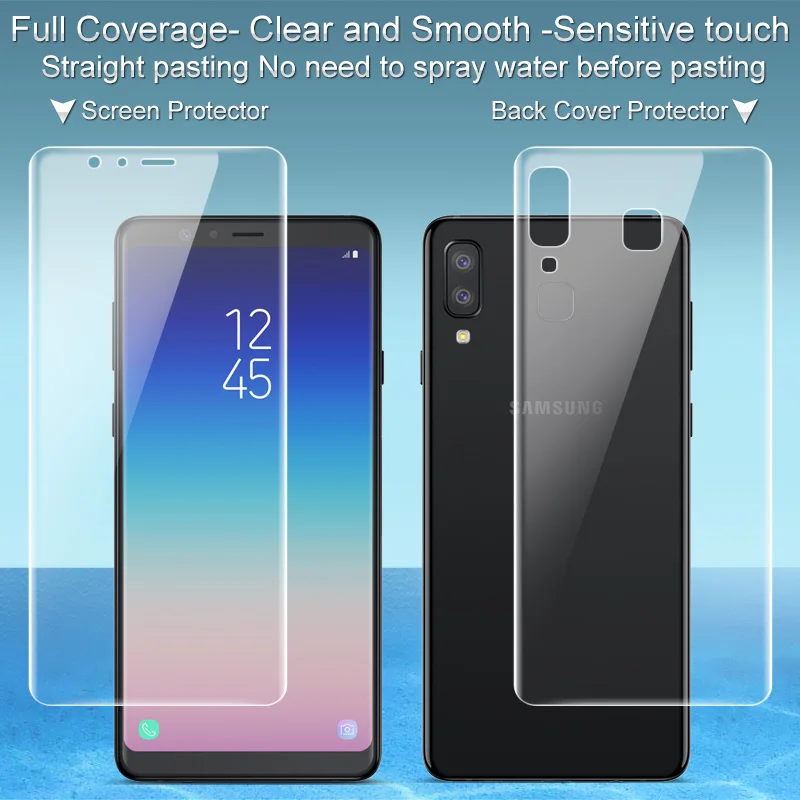 Imak 2 шт. с антибликовым покрытием гидрогель фильм 3th Gener для samsung Galaxy A9 Star G8850 3D