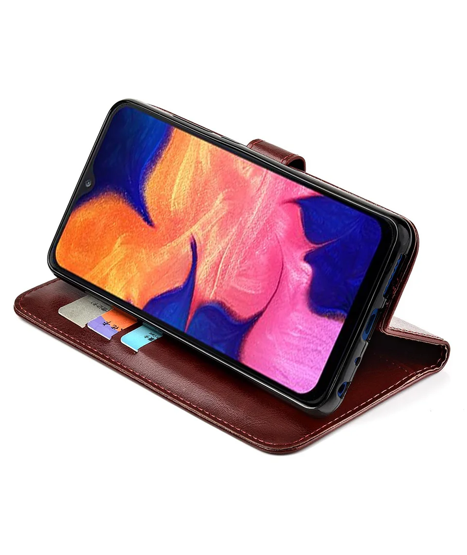 Роскошный кожаный чехол-книжка для samsung A10, чехол для телефона, чехол для телефона samsung Galaxy A10 A10S A 10 SM-A105F A105 A105F, чехол