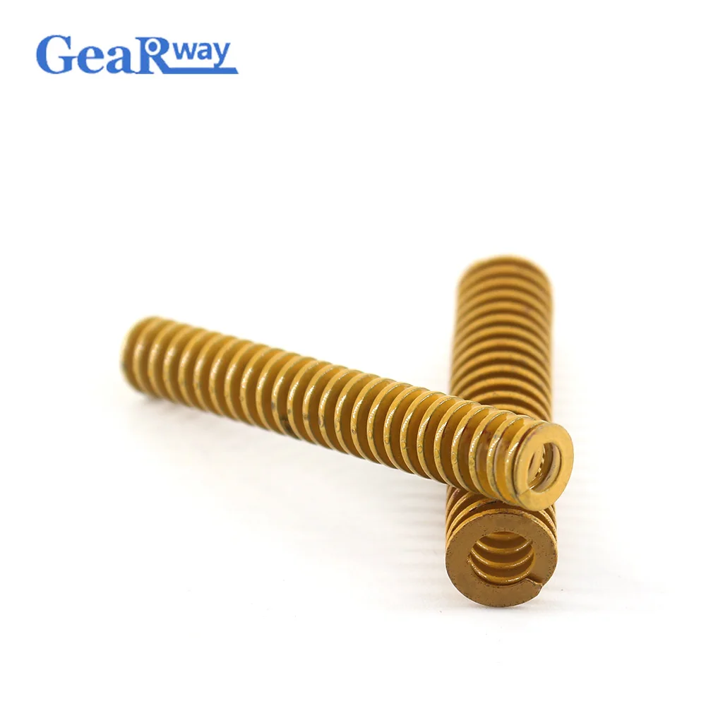 

Gearway Yellow Compression Spring TF18x60/18x65/18x95/18x100mm Lightest Loading Tubular Section Mould Die Compression Spring