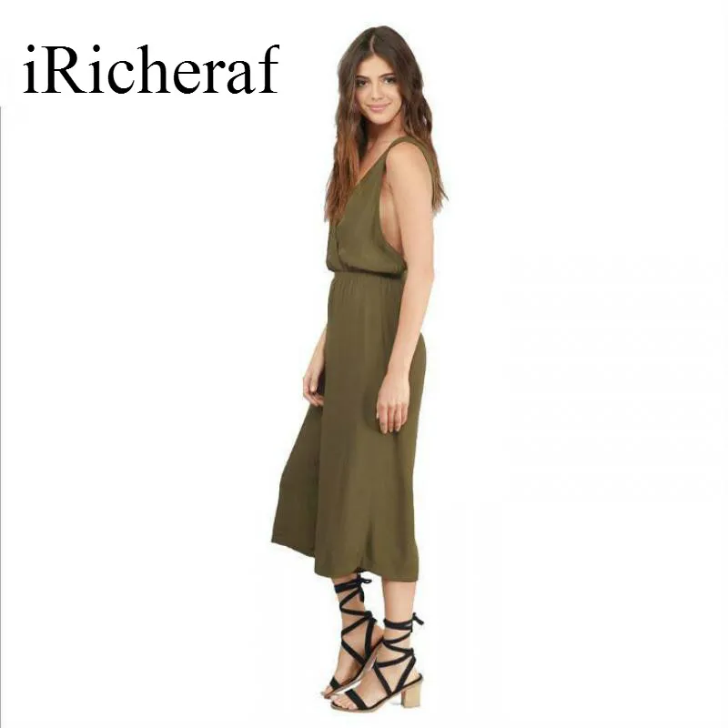 IRicheraf сексуальные женские комбинезоны и с v образным вырезом открытой спиной