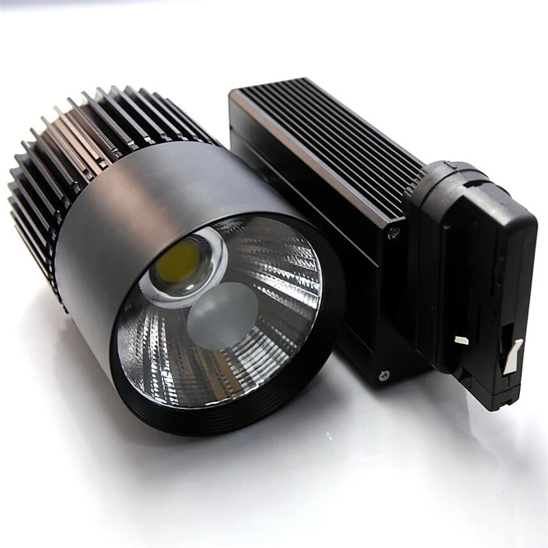 3 фазный потолочный светодиодный светильник с монолитным блоком светодиодов 35 Вт