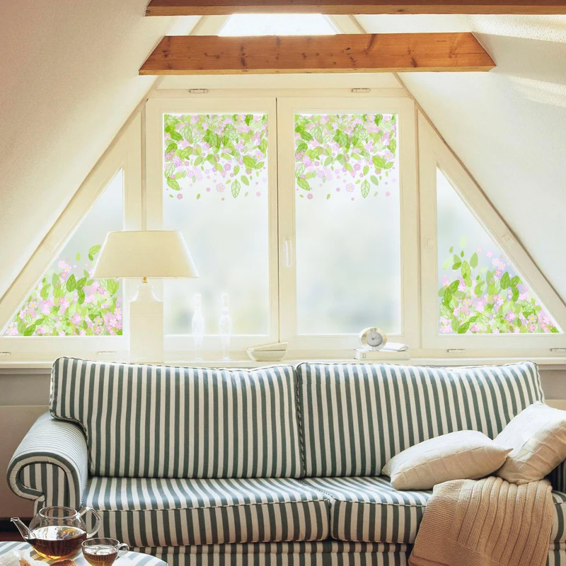 Настройка статического цепляния матового непрозрачного витражного стекла