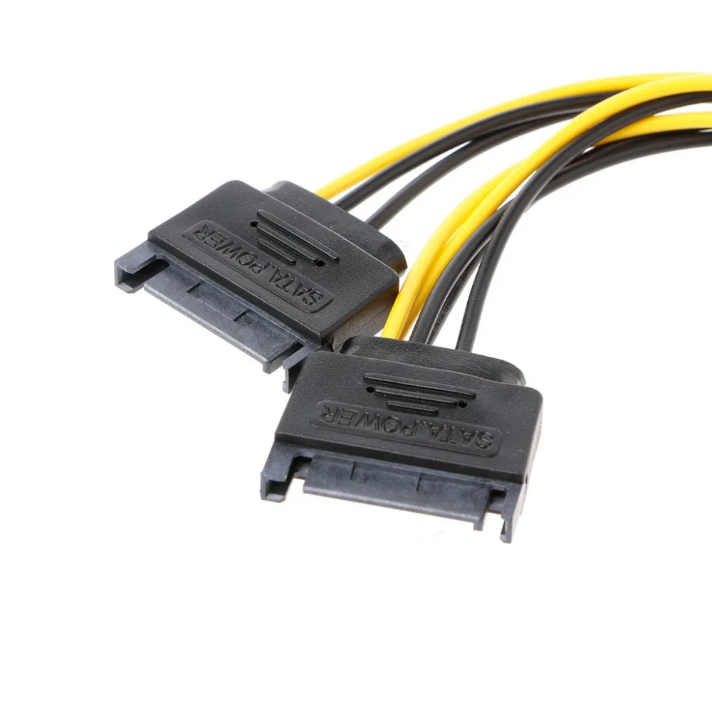 Кабель питания PCI-E Male для ПК графический видеодисплей карта 20 см провод 18AWG C26