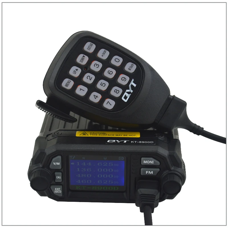 QYT KT-8900D Dual Band TX & RX 136-174MHz & 400-480MHz, Quad-standby 25W 200 Channels Colorful Screen mini mobile FM Radio