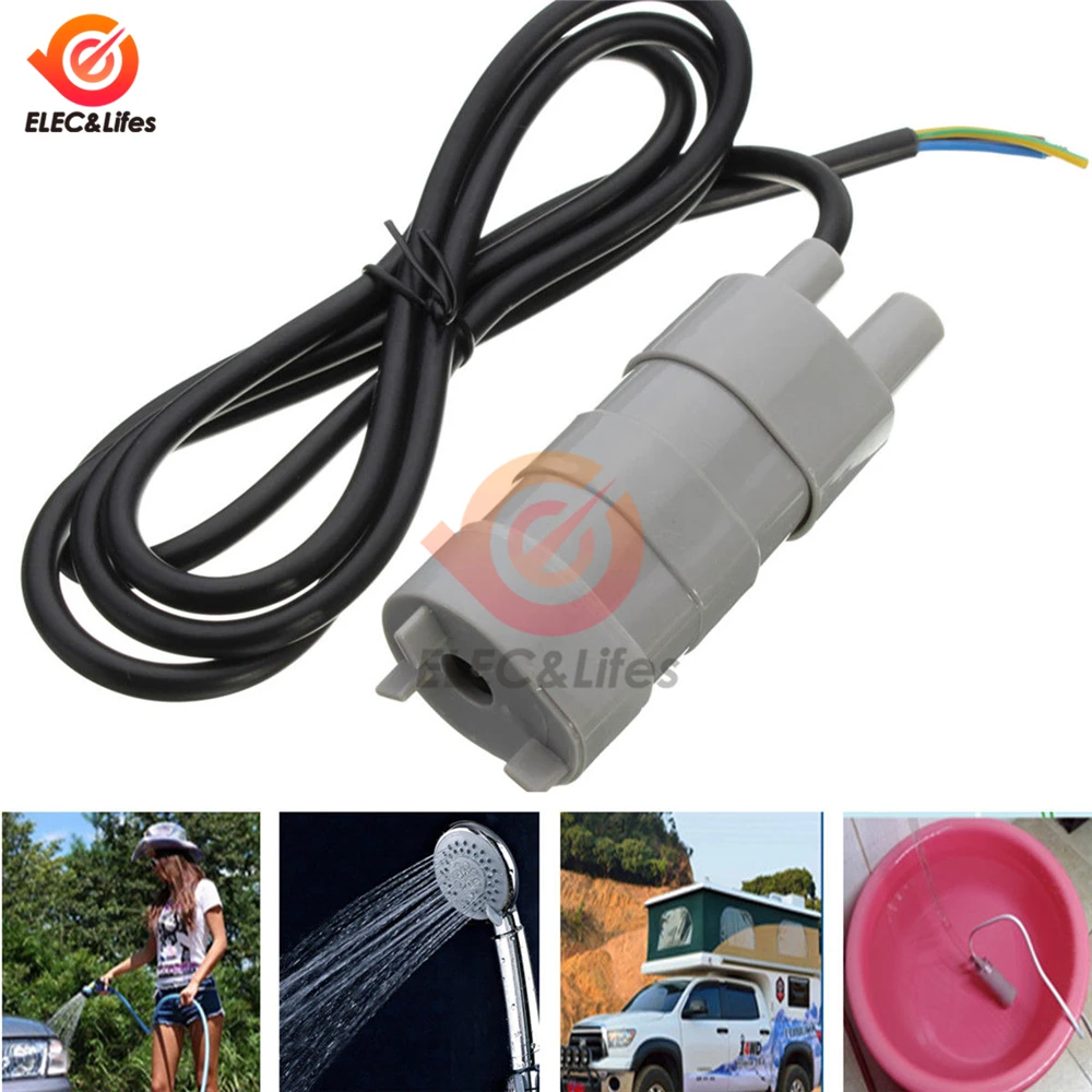 JT-500 600L/ч 5 м высокого давления DC погружной водяной насос 12V 24V три фазы микро мотор водяные насосы