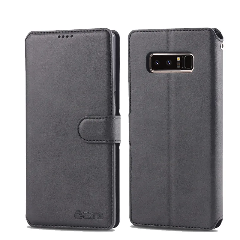 Винтажный кожаный чехол книжка для samsung galaxy Note 8 Note9|Бамперы| |