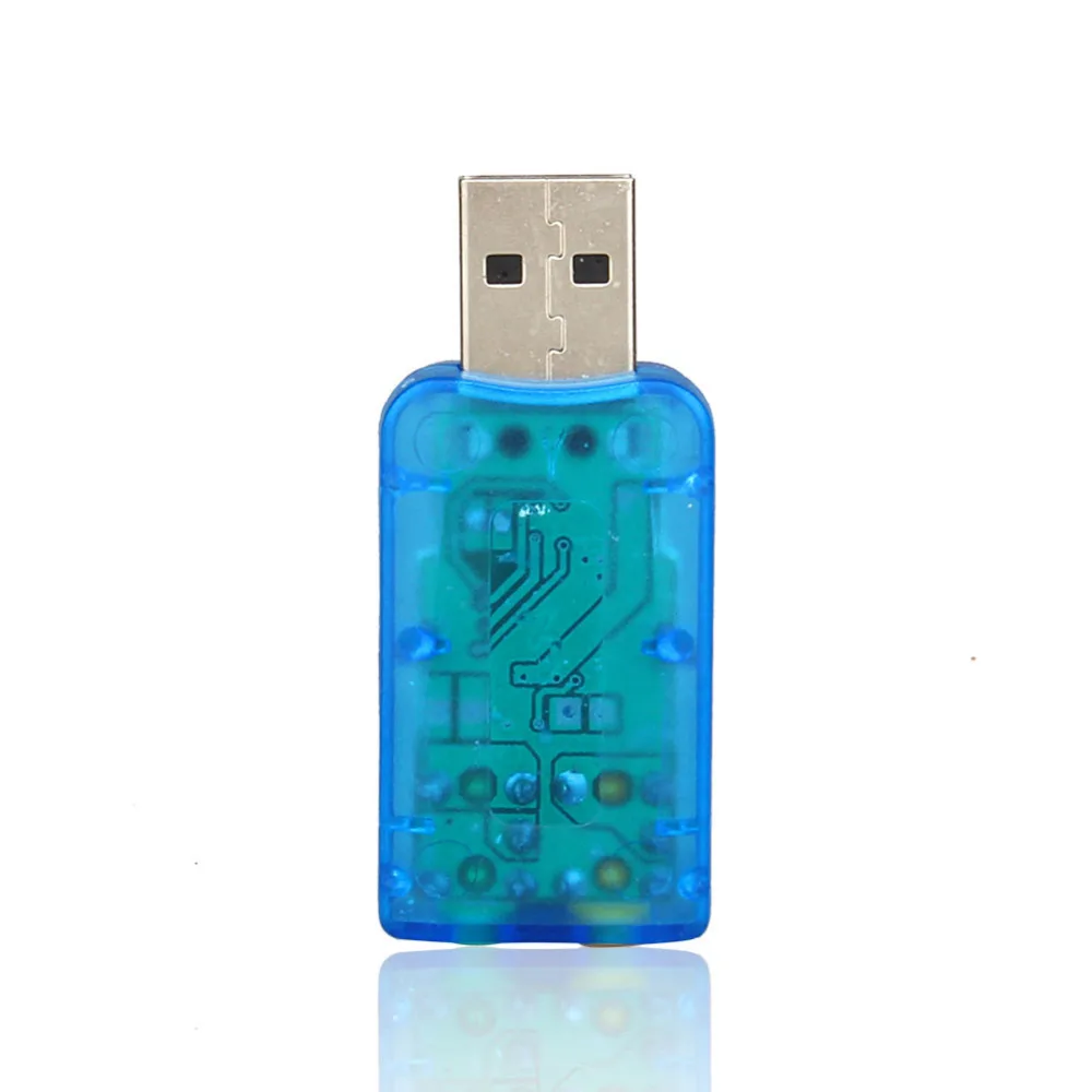 USB звуковая карта аудио 5 1 Внешняя адаптер микрофон динамик интерфейс для