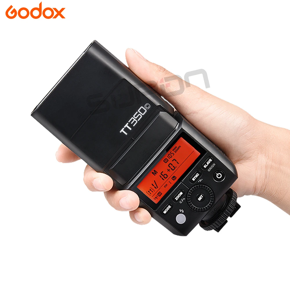 GODOX TT350C флэш TT350 C TTL фотокамер Speedlite HSS 2 4 г Беспроводной 1/8000s GN36 синхроконтакта
