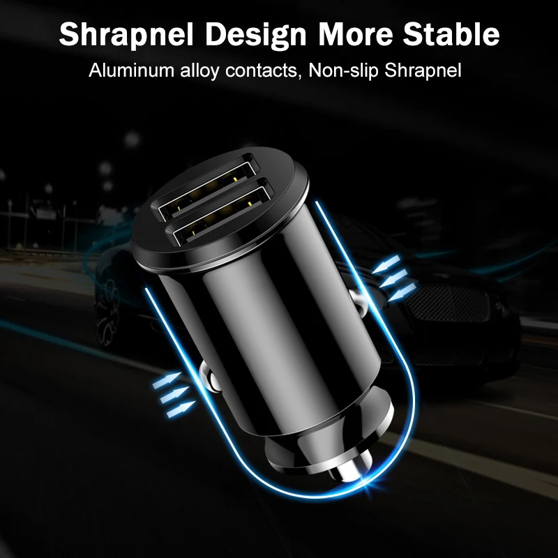 Двойной зарядное устройство USB Quick Charge 3,0 для iphone X 8 7 универсальный мобильный смартфон для Xiaomi samsung S8 планшет зарядка в автомобиле