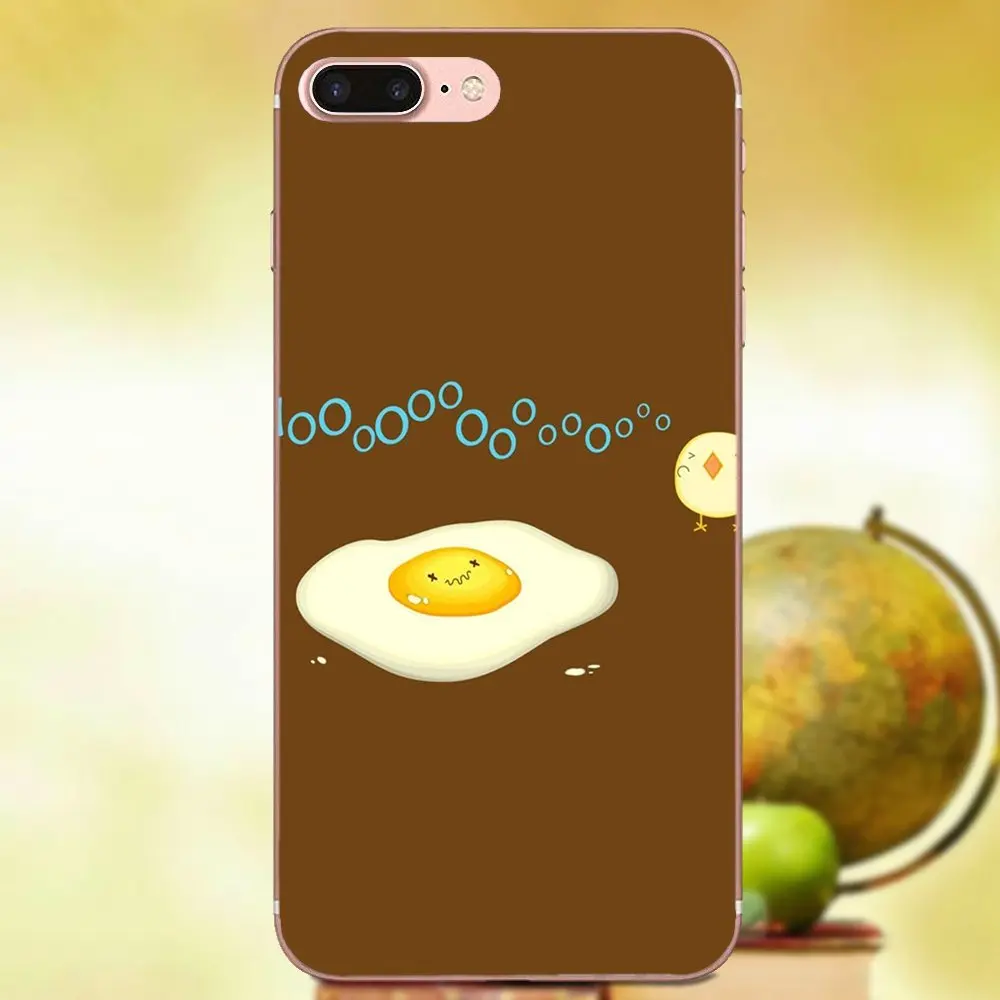 Мягкий резиновый чехол для телефона из ТПУ Kawaii Yellow Egg Galaxy A3 A5 A7 On5 On7 2015 2016 2017 Grand Alpha