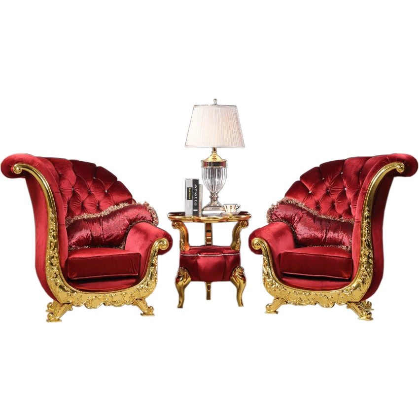Европейский классический диван стул для гостиной деревянный стул|sofa chair|classic