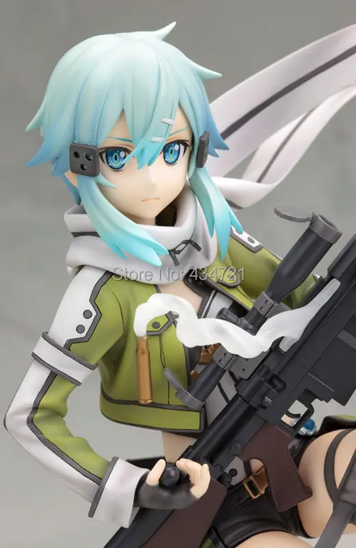 Горячая игра Аниме GGO Asada Shino / Sinon снайперская винтовка меч арт онлайн серия