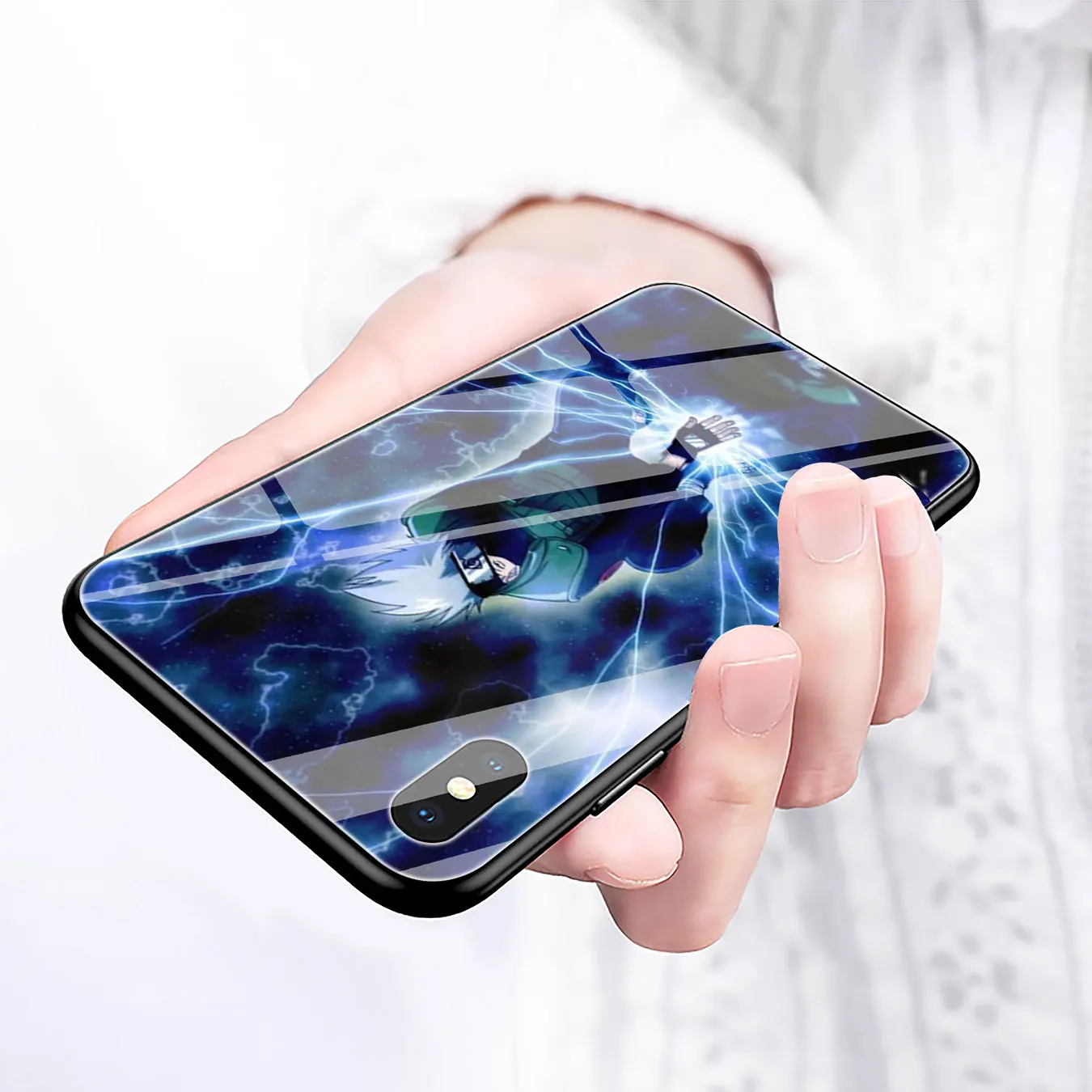 Lavaza Hokage Naruto Kakashi чехол для телефона из закаленного стекла Apple iPhone XR X XS Max 6 6S 7 8 Plus 5 5S