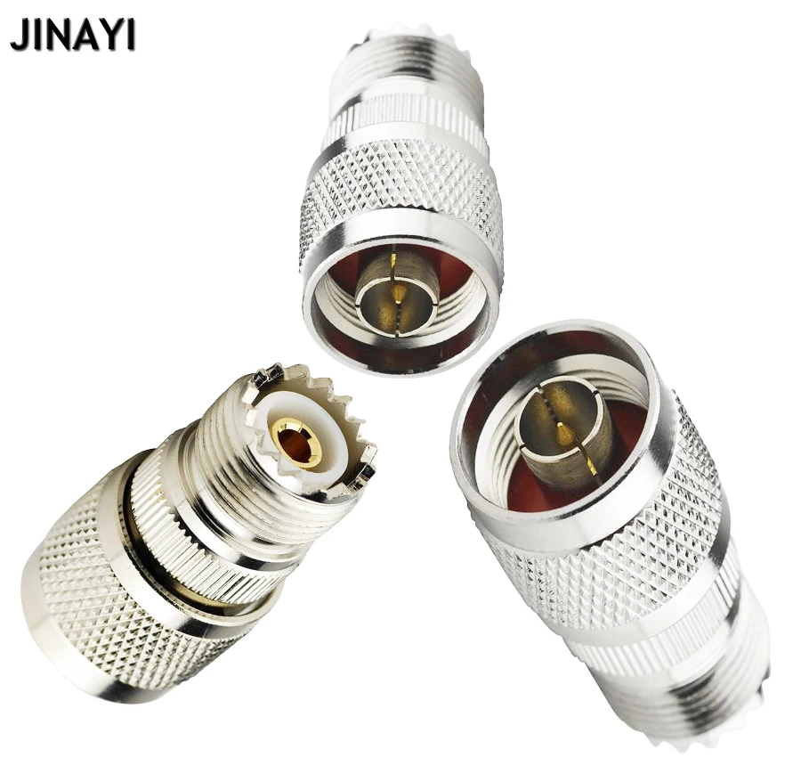 2 шт. RF коаксиальный разъем coax N к UHF SO239 штекер гнездовой адаптера|Соединители| |