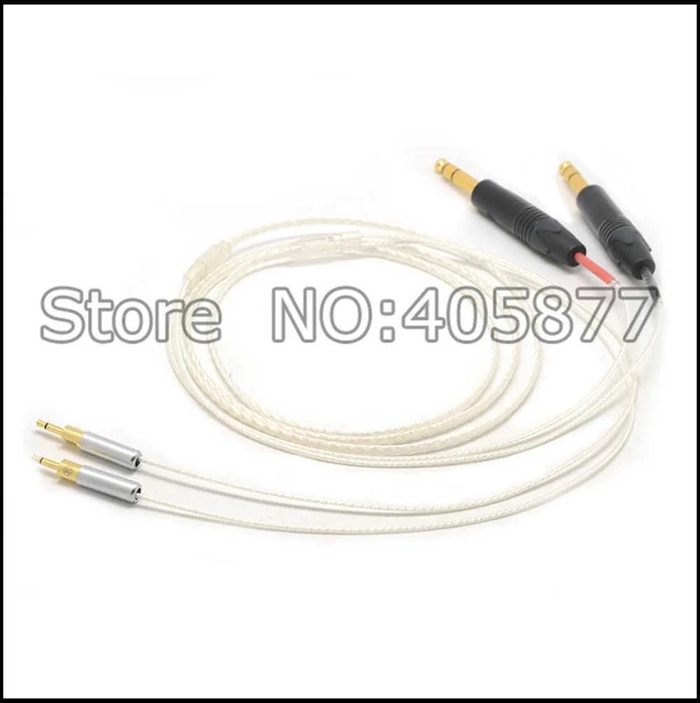 На заказ Высокое качество 8 ядер посеребренный Модернизированный аудиокабель