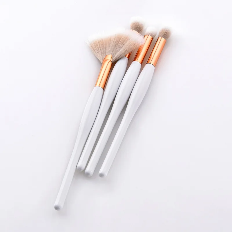Manooby4Pcs/набор профессиональных кистей для макияжа лица бровей основа кисть пудры