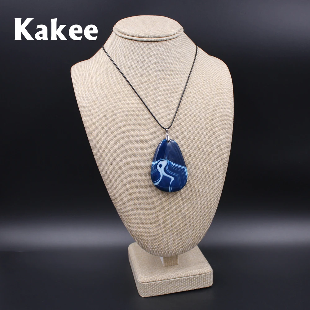 Женское Ожерелье с натуральным полукамнем Kakee ожерелье необработанные Агаты