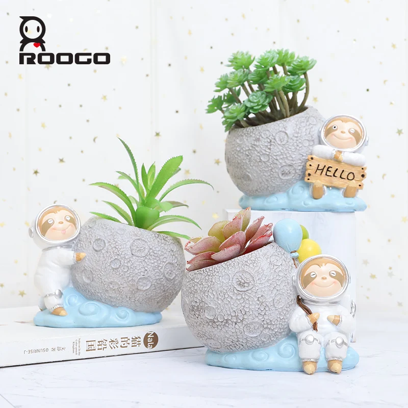 

Цветочный горшок Roogo, мини-горшок для сада, кактуса, женский цветочный горшок, домашний декор, комнатный горшок