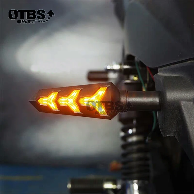OTBS мотоциклетный светильник с поворотными сигналами светодиодный мигающий