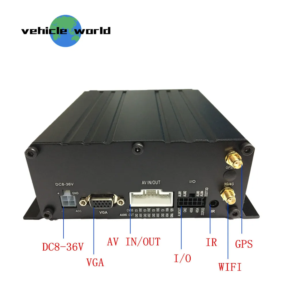 H.264 2.0MP AHD 1080P 4Ch SD карта HDD автомобиль такси прицеп грузовик школьный автобус GPS WIFI