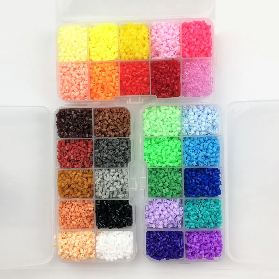 2 6 мм упаковочная коробка для бисера Hama бусины perler PUPUKOU обучения детей