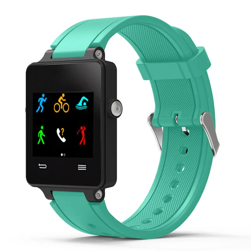 Mint Green HIPERDEAL умные аксессуары силиконовый ремешок на запястье Новая мода спортивный силиконовый браслет ремешок для Garmin Vivoactive ацетат - Цвет: Mint Green