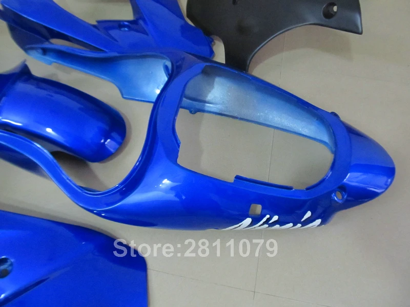 Комплект обтекателей для кузова Kawasaki ninja ZX9R 98 99 синий черный комплект 1998 1999 PL09 |