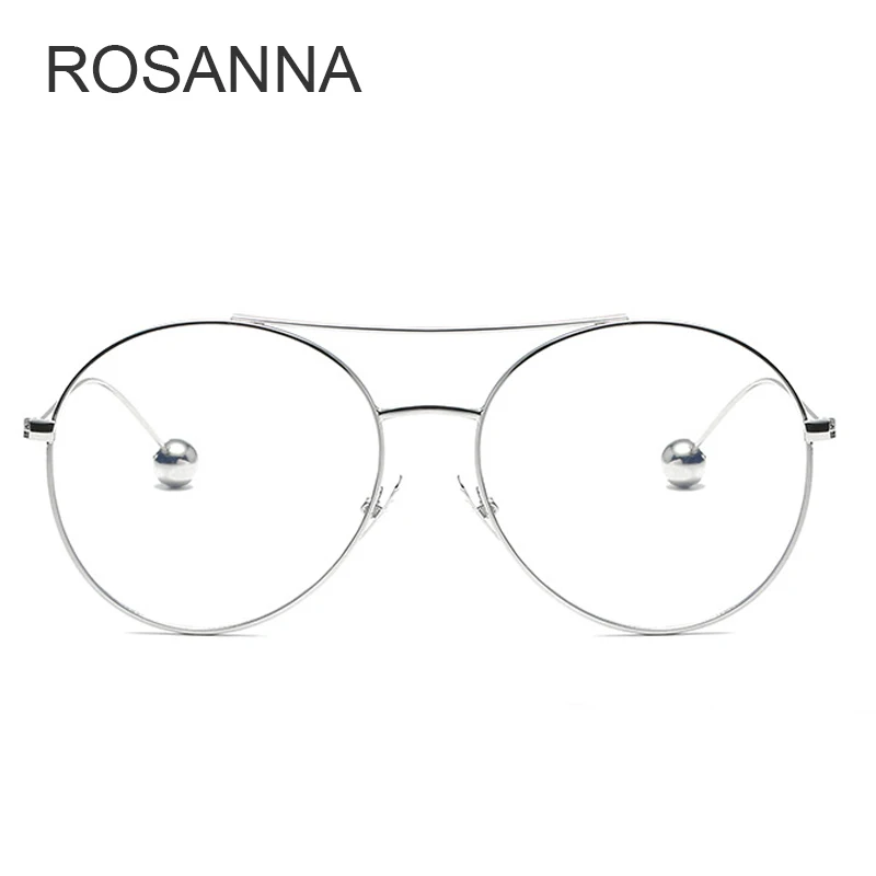Женские солнцезащитные очки с прозрачными линзами ROSANNA Овальные Солнцезащитные