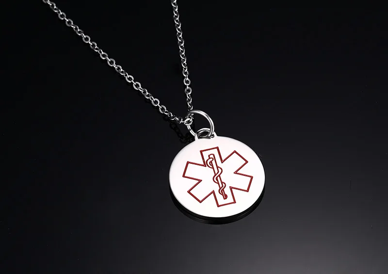 Женские кулоны из нержавеющей стали с синим и красным логотипом|pendants for women|f pendanttag