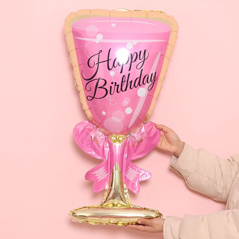 37inch Princess Cup STARLZMU 1 шт. Свадебные украшения день рождения шары шарик для бутылки Корона воздушный шар из фольги 1 день рождения украшения для взрослых Globos - Цвет: 37inch Princess Cup