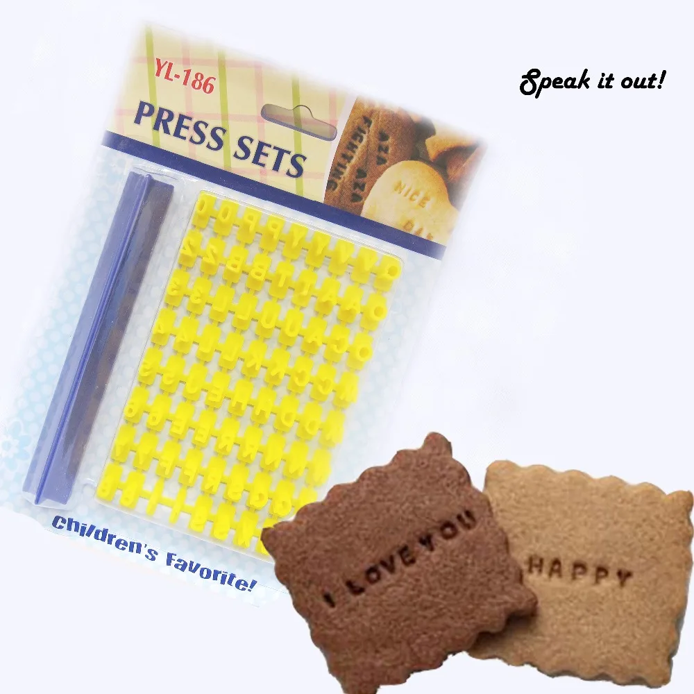 DIY мультфильм пресс для печенья в комплекте набор форм буквы впечатление