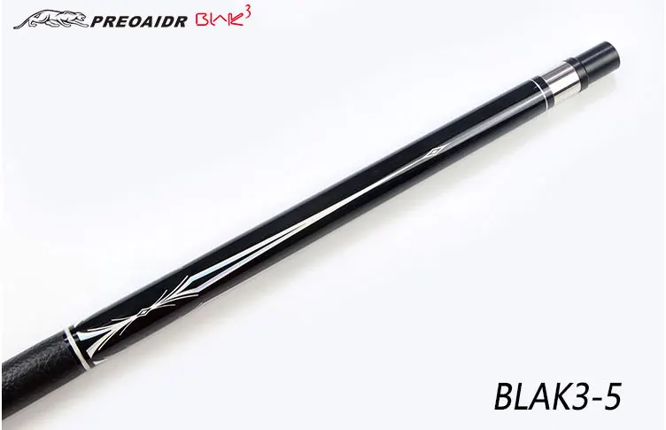 Новое поступление BLAK Бильярд Пул Cues Stick 13 мм 11,5 мм 9,5 мм с расширением черный/серебристый цвета Китай