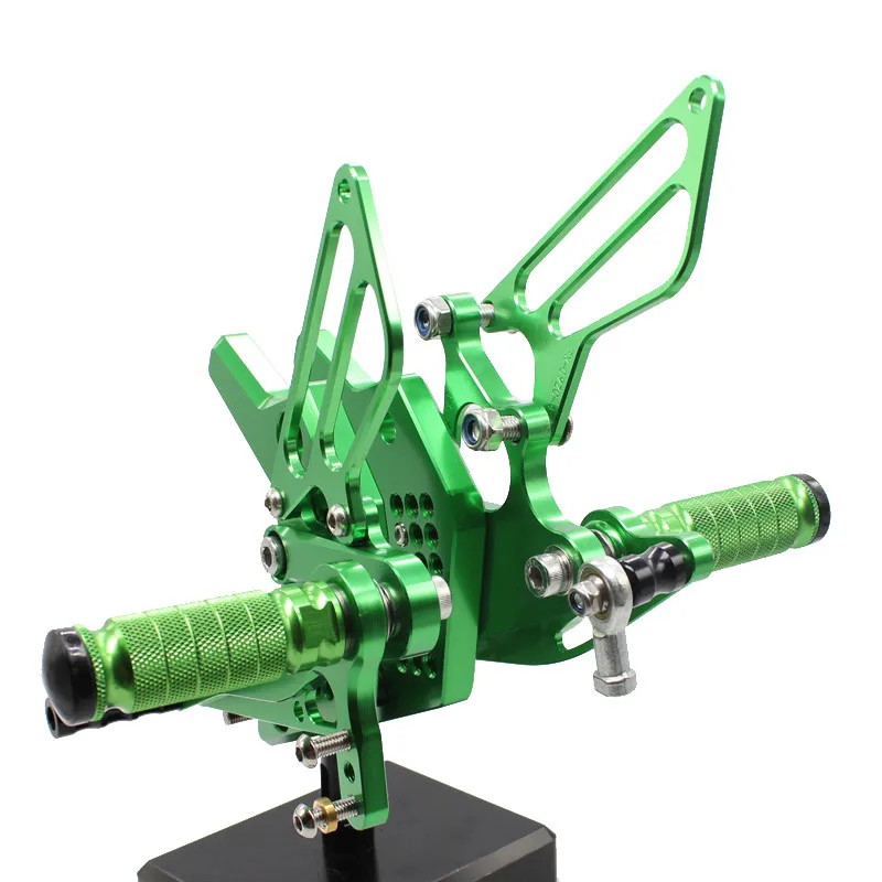 FX CNC Алюминий Регулируемые подножки для мотоцикла задний комплект ножная педаль