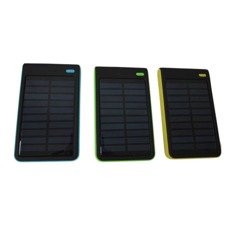 Новый Солнечный Power Bank 8000 мАч Dual USB Солнечная Bateria Externa Портативное Солнечное