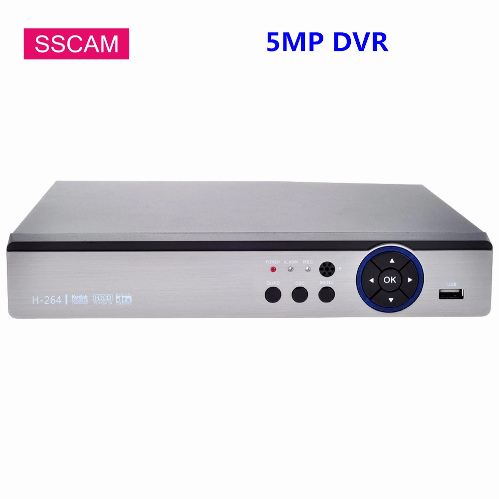 4 канальный 8 5MP AHD DVR Гибридный 5 0 мегапикселя цифрового видео Регистраторы NVR для