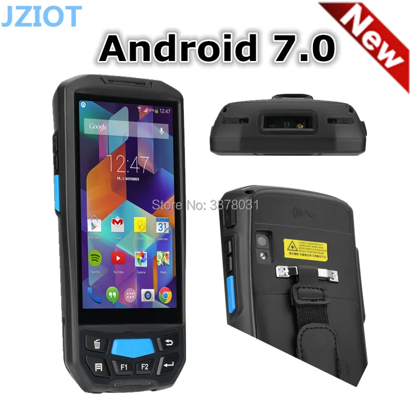 Дешевый промышленный Bluetooth 4G умный телефон с NFC сканер штрих кода|barcode scanner|handheld