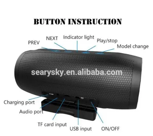 ZEALOT S8 портативный динамик жесткое управление Bluetooth s HiFi 3D стерео беспроводной