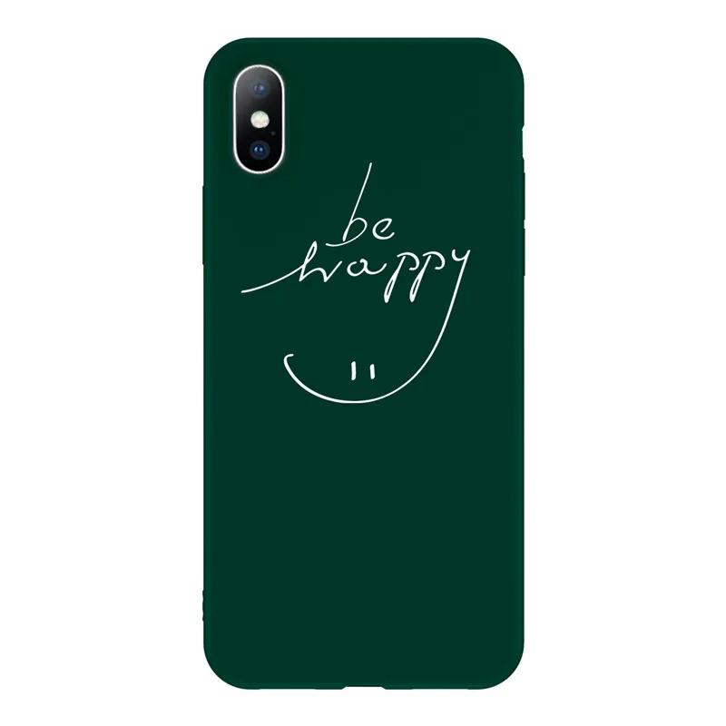 AC7204 Чехол USLION с изображением влюбленных сердец для iPhone 6, 7, 6s, 8 Plus, чехол для телефона с буквенным принтом s, для iPhone X, XR, XS, Max, мягкий силиконовый чехол из ТПУ - Цвет: AC7204