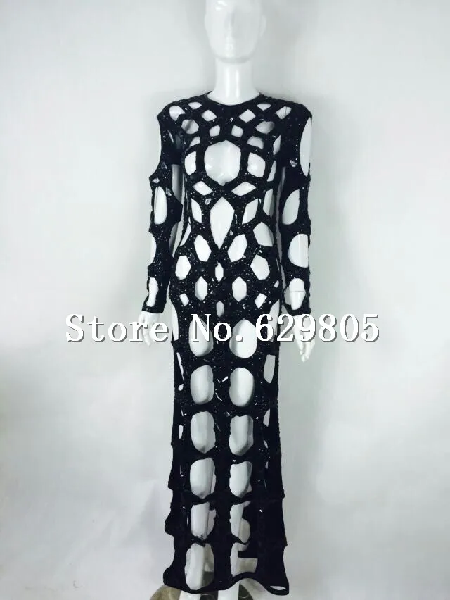 Платье стразы с блестящими кристаллами костюмы сексуальная одежда для ночного