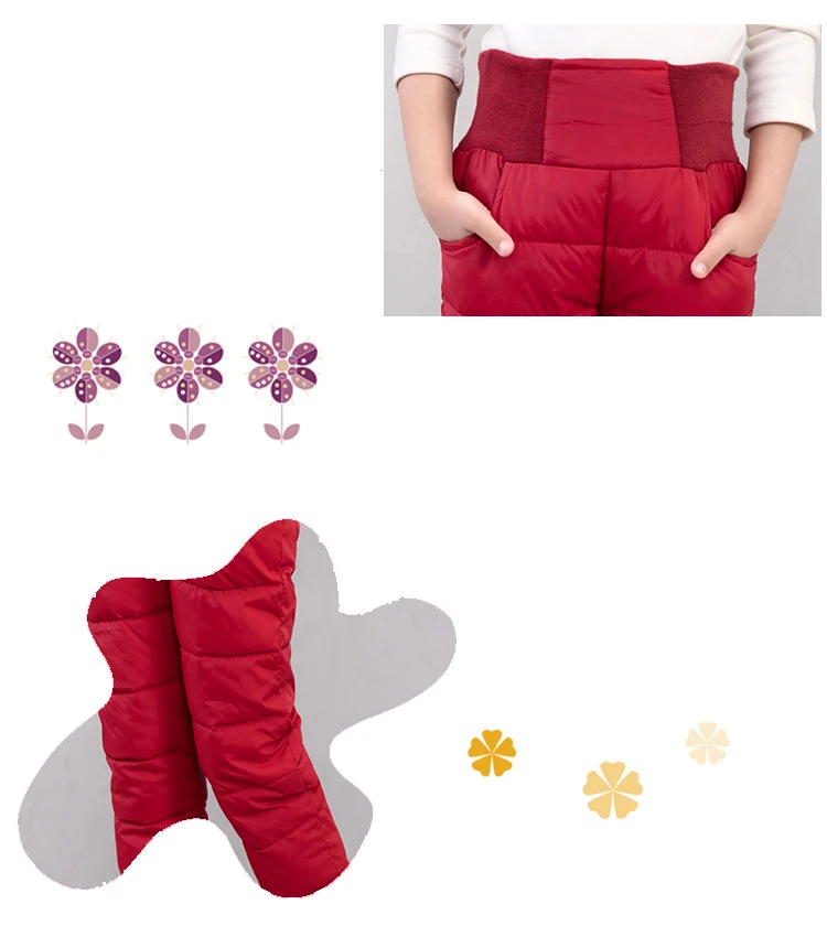 Dollplus/Новинка года; стильные длинные штаны для мальчиков; зимняя плотная теплая детская одежда; детские брюки для девочек; Штаны для маленьких детей